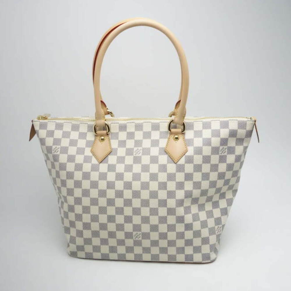 Louis Vuitton Tote Bag Damier Azur White Saleya